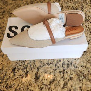 Schutz Linen Flat Woman's Shoe